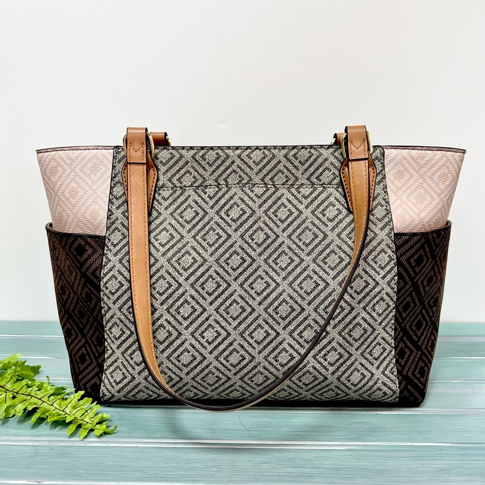Liz Claiborne Coated Canvas Handbag New Without Tags